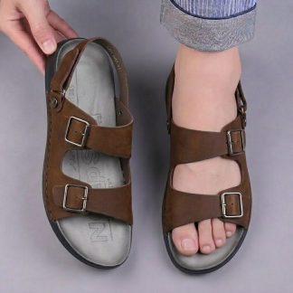 Premium Leather Comfort Sandal.SM37C