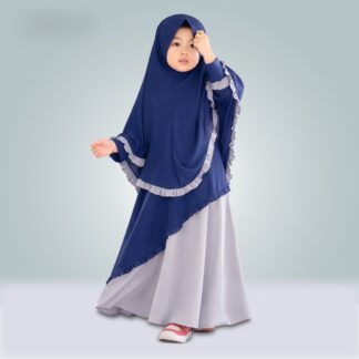 Kids Islamic Burqa & Hijab Set