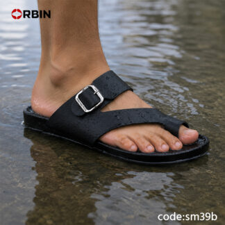 Premium Original Leather Water-Friendly Sandal Code.SM49B