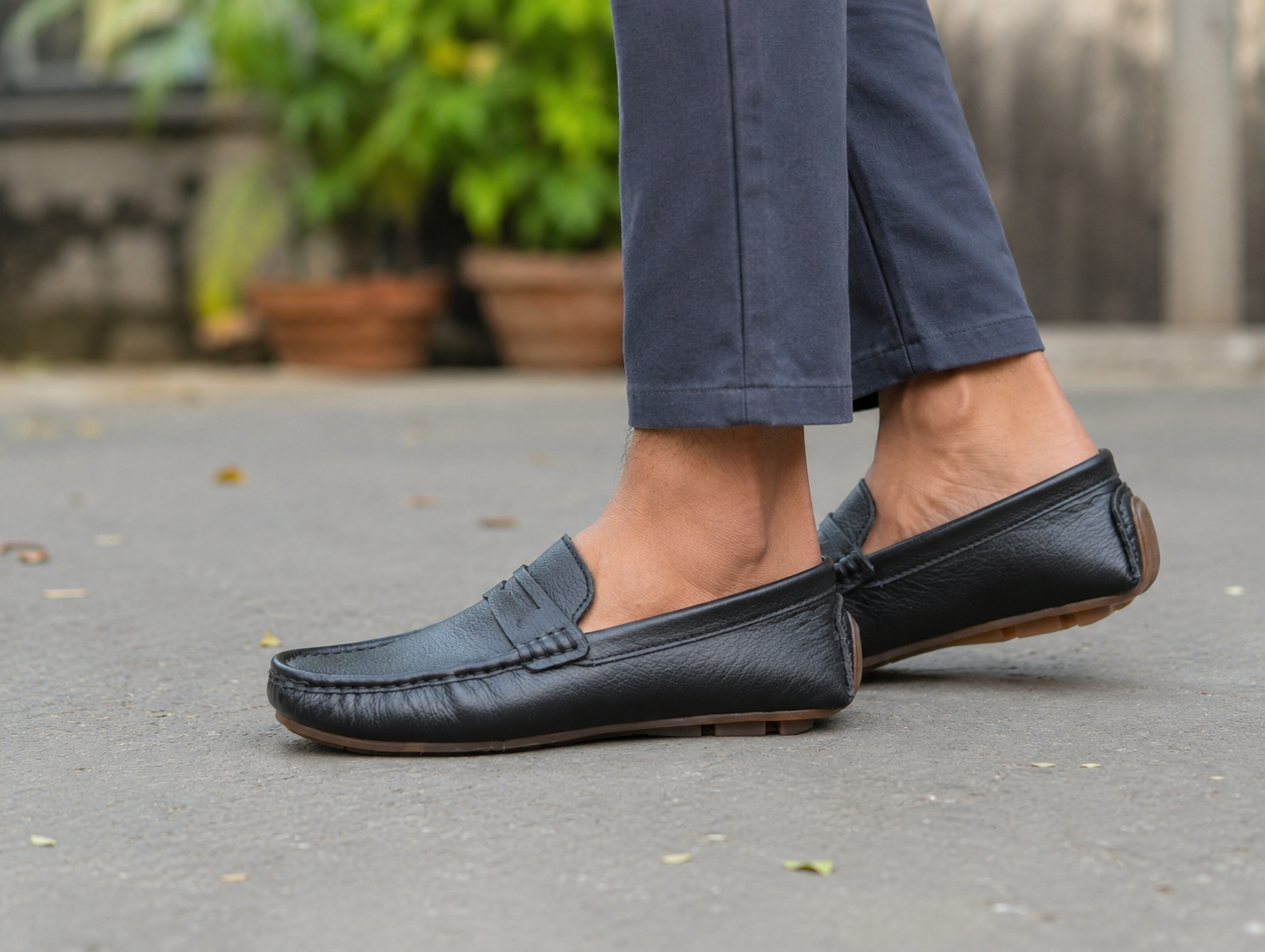 ORBIN Men's Premium Genuine Leather Loafer Code:LM34B