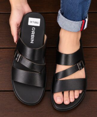 luxury-leather-sandal-black