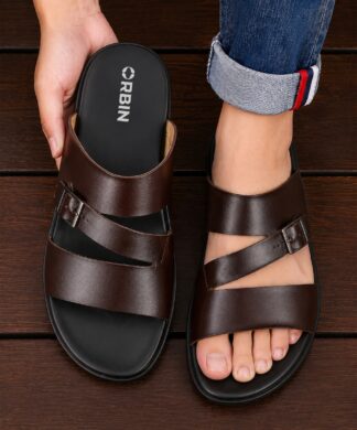 luxury-original-leather-sandal-brown