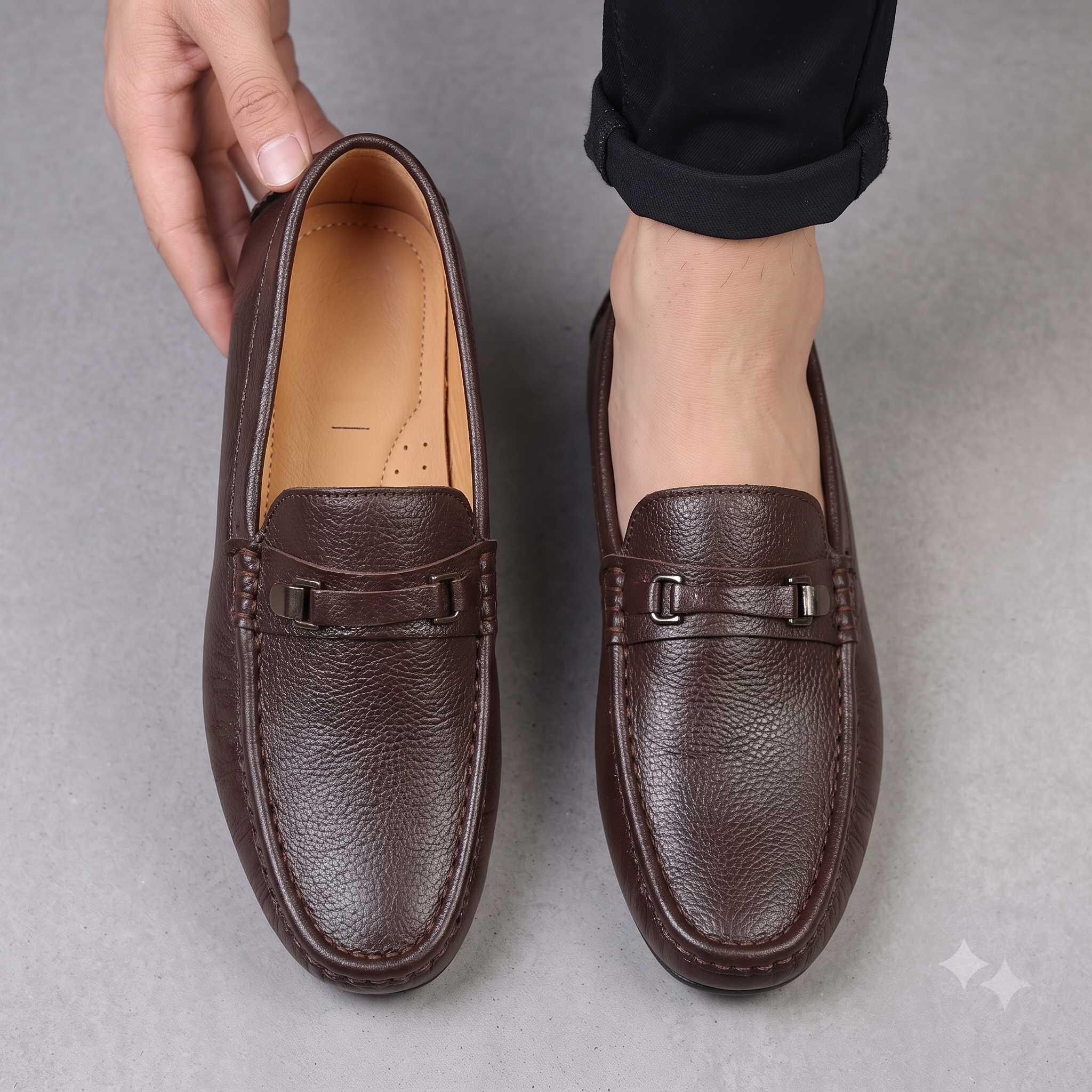 Premium Genuine Leather Loafer CODE: Lm34c
