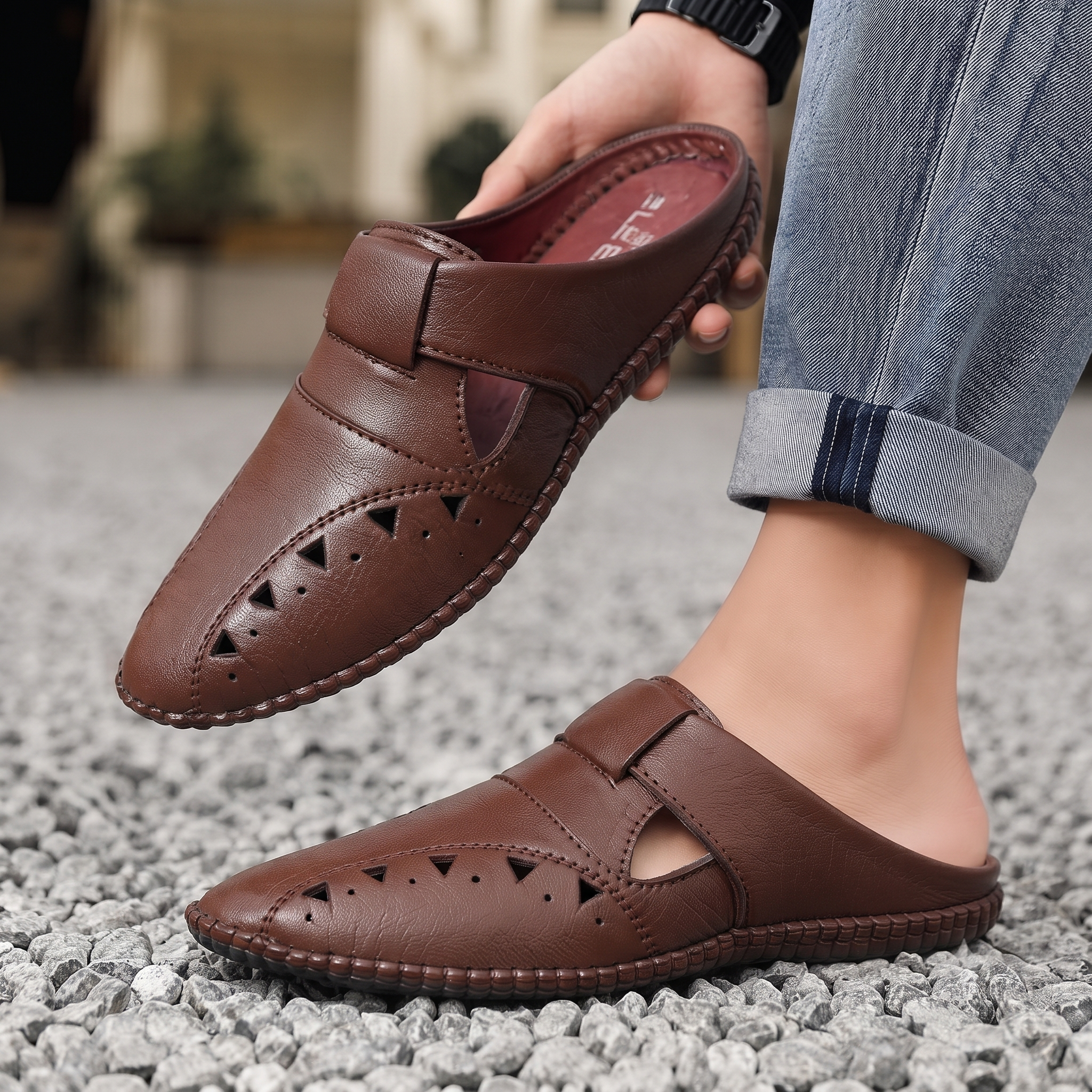 Premium Genuine Leather shoes CODE:HM50C