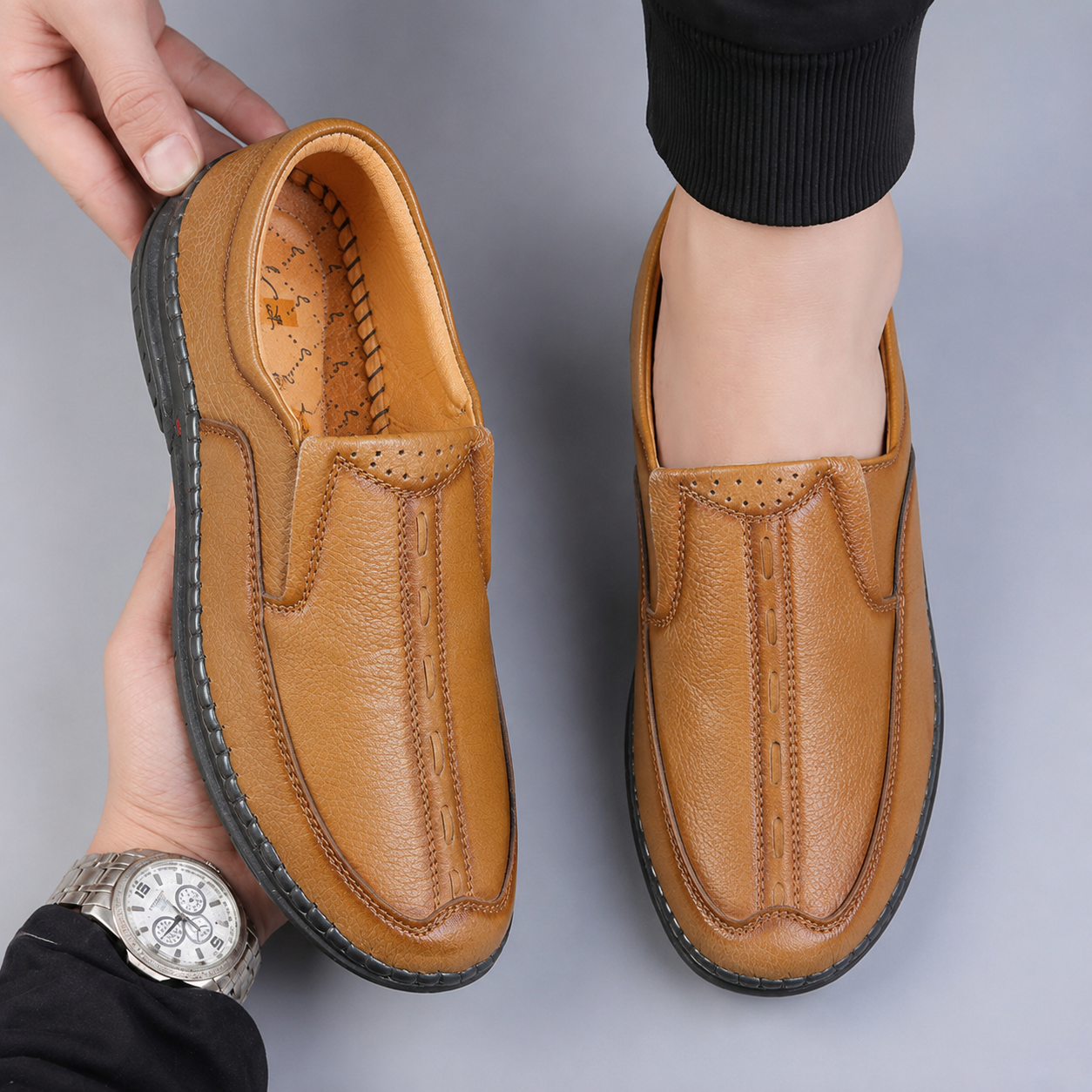 Premium Genuine Leather Loafer CODE: ELM