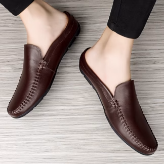 Premium Genuine Leather Half Loafer CODE: HM35C